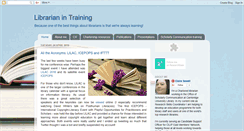 Desktop Screenshot of librarianintraining.com